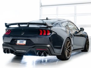 Ford Mustang Performance Exhaust - AWE Tuning - Track Edition Cat Back - Chrome Silver - 2024+ Ford Mustang Performance Exhaust - AWE Tuning - Track Edition Cat Back - Chrome Silver - 2024+